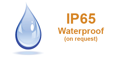 IP65 Waterproof - available on request